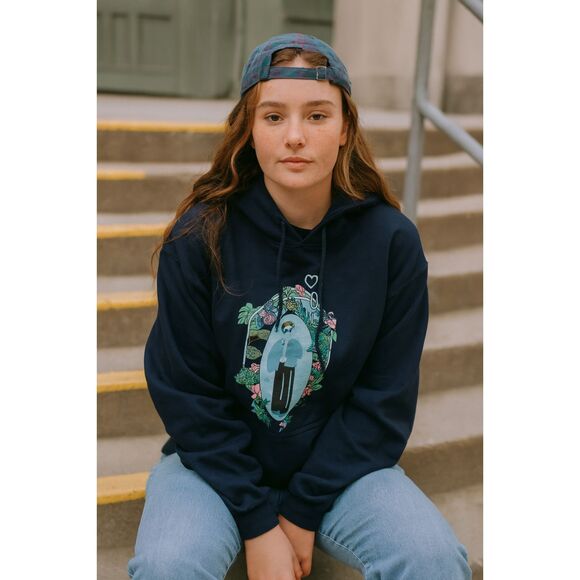 Harry Styles Black Harrys House Pullover Hoodie Sweatshirt  Women's Size Large - Picture 1 of 8